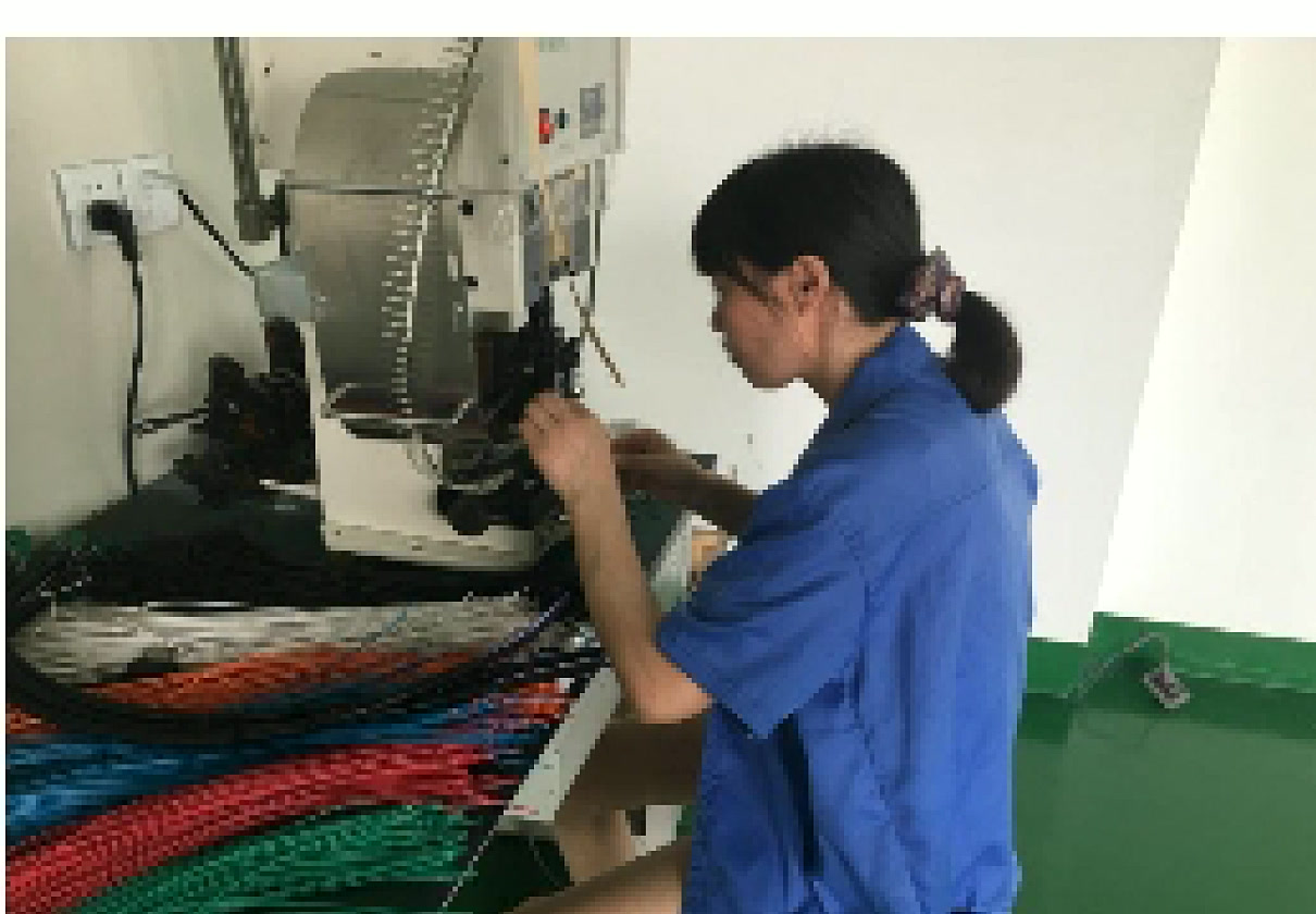 Wiring harness assembly at Yangzhou Yawei Automotive Electronics